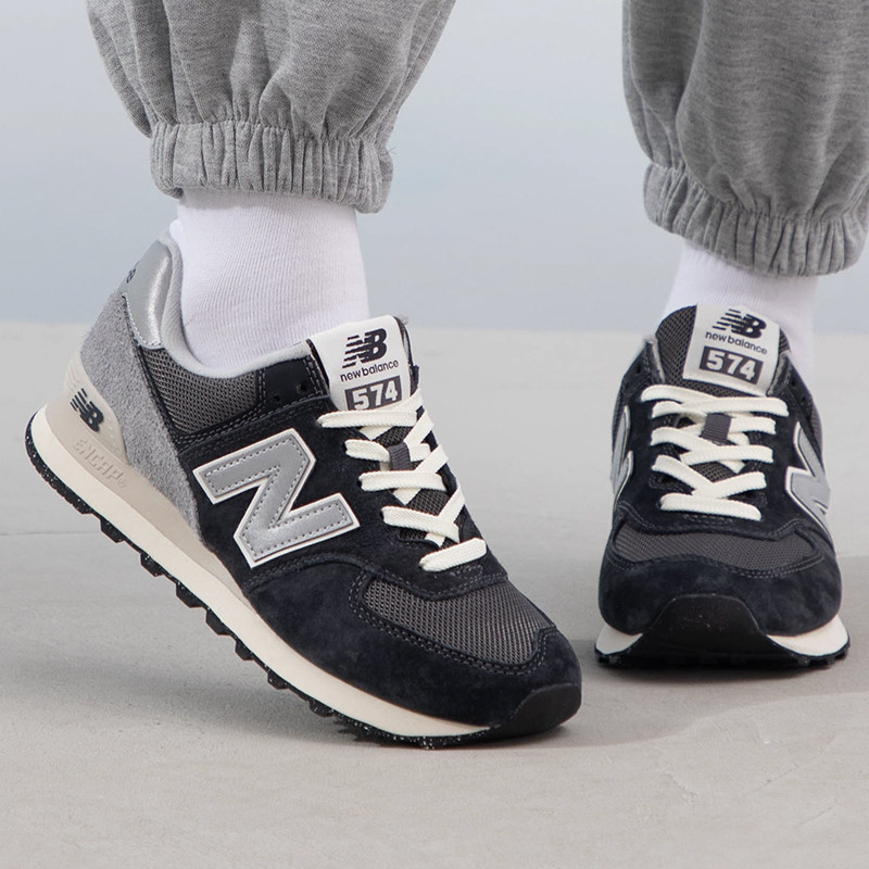 NB574复古跑鞋男女款冬季新款潮流拼接运动鞋休闲鞋跑步鞋