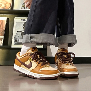 2025冬季 款 DUNK 耐克正品 耐磨休闲鞋 运动鞋 LOW低帮板鞋 HQ7487 女鞋