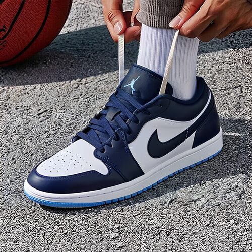 耐克（NIKE）男鞋 air jordan 1 low场下运动鞋复古潮流时尚低帮