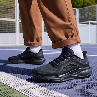 耐克男款飞马跑步鞋2025冬季新款厚底中正训练鞋运动鞋FQ1356-001