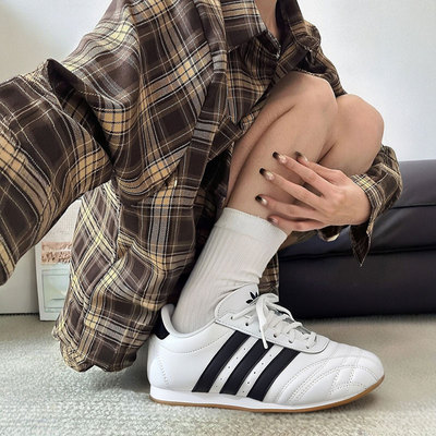 阿迪达斯三叶草男鞋女鞋25新款简约运动鞋复古小白鞋休闲鞋JS1194
