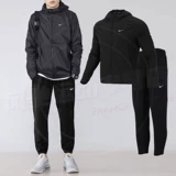Nike, куртка с капюшоном, штаны, весенний спортивный спортивный костюм