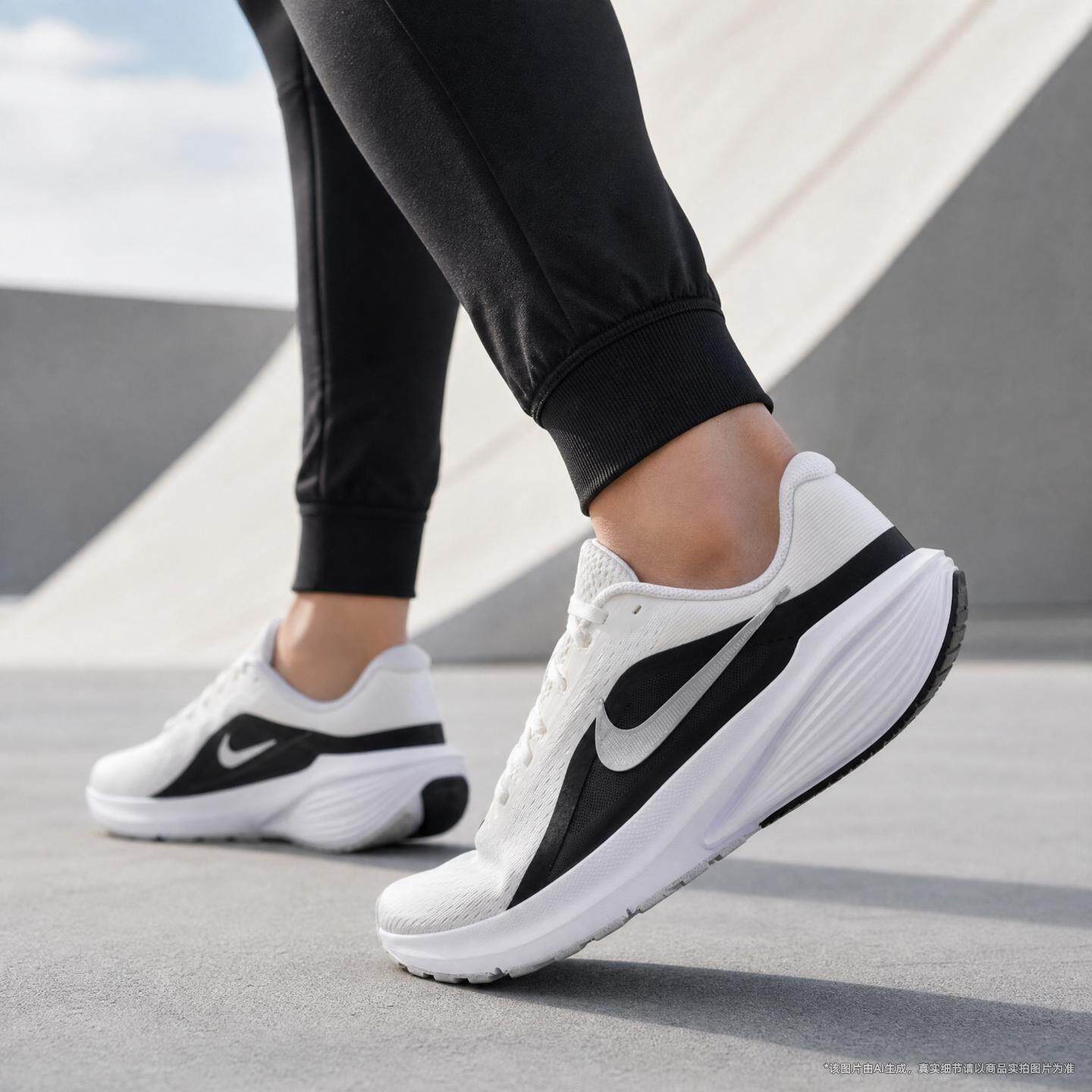 Nike耐克男鞋2026冬季新款跑步鞋气垫缓震透气运动鞋黑白配色鞋子