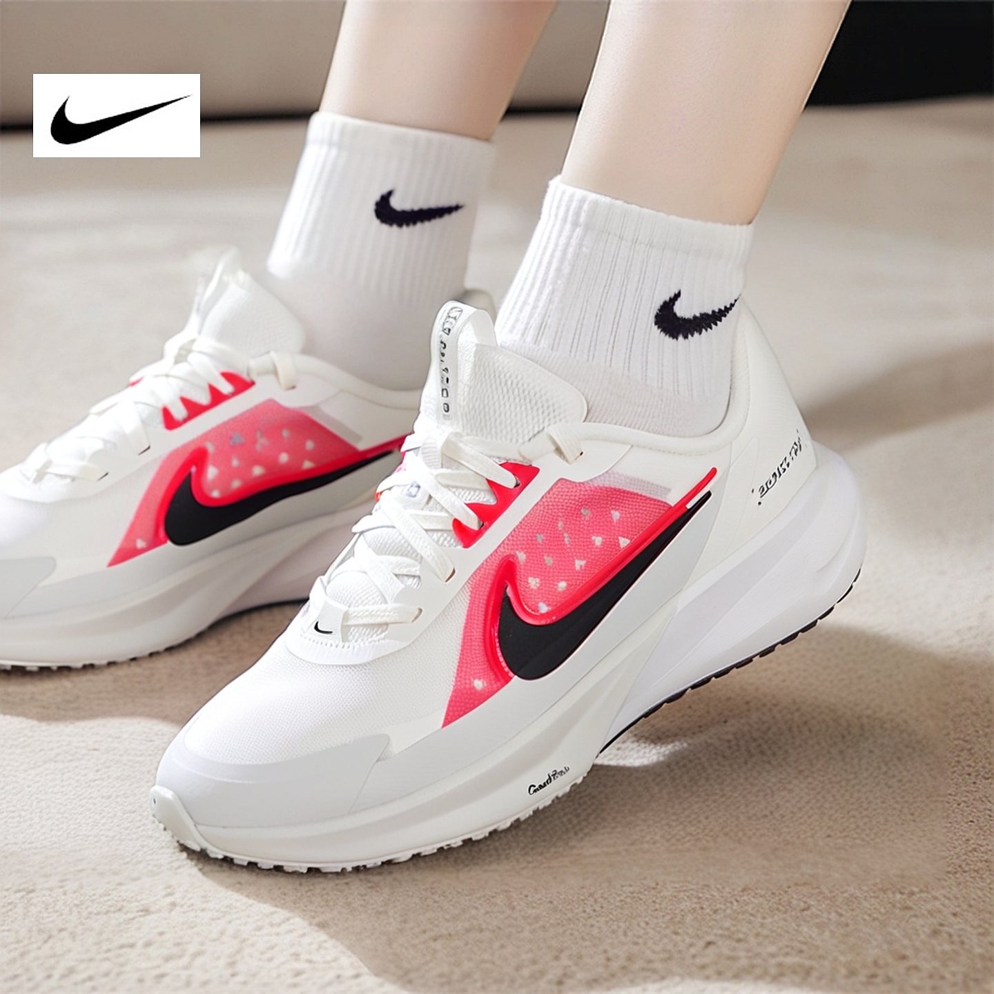 NIKE耐克女鞋休闲鞋25新款小白鞋运动鞋低帮健身训练鞋FZ0017-101