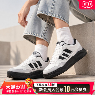 阿迪达斯男鞋女鞋2026新款低帮板鞋日常通勤运动鞋厚底休闲鞋子
