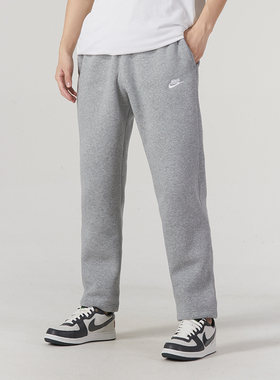 NIKE耐克长裤子灰色男裤2025冬季运动裤跑步休闲裤卫裤BV2708-063