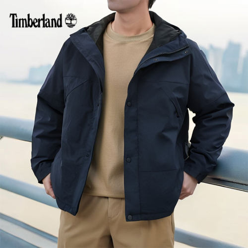 Timberland添柏岚梭织连帽外套男25新款户外运动服登山休闲A68XF