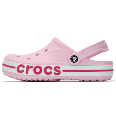 CROCS卡骆驰洞洞鞋男女鞋芭蕾粉时尚凉鞋运动户外拖鞋205089-6T