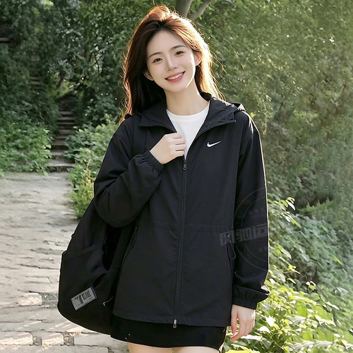 NIKE耐克女装梭织夹克外套2026春新款运动服休闲风衣IF1167-010