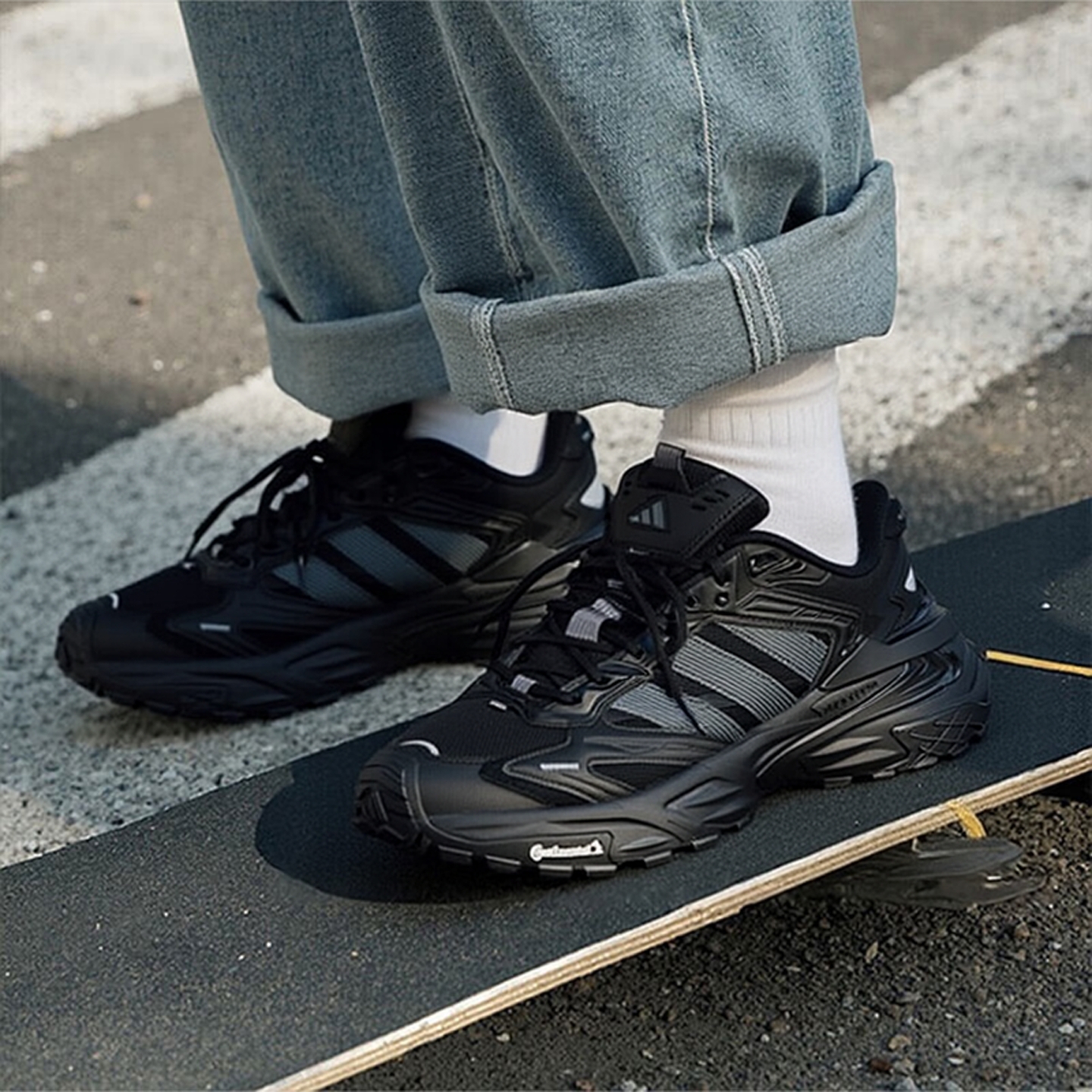 Adidas阿迪达斯女鞋25新款运动休闲鞋男鞋机甲鞋复古老爹鞋KK1001