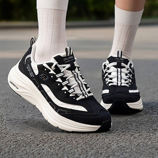 男鞋 运动鞋 正品 健身训练鞋 厚底老爹鞋 斯凯奇黑武士一脚穿休闲鞋