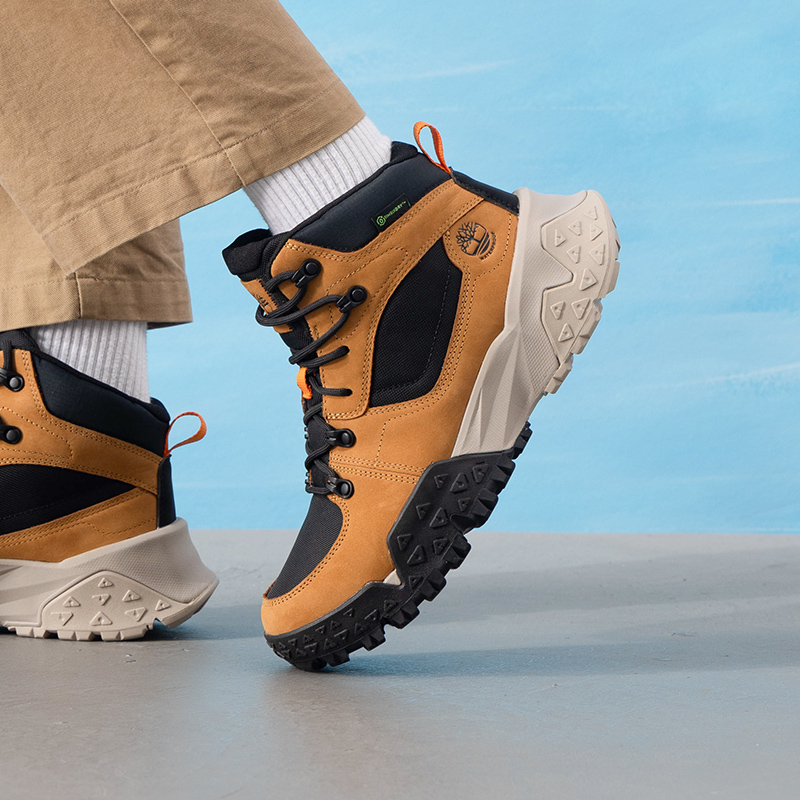 添柏岚（Timberland）官方男鞋 夏季新款防滑耐磨中帮登山鞋运动