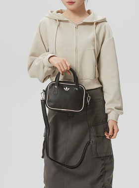 阿迪达斯单肩包男包女包手提包26春季新款休闲斜挎包运动包KD7844