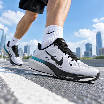 耐克男鞋跑步鞋2026新款AirZoom缓震公路跑鞋网面透气专业训练鞋