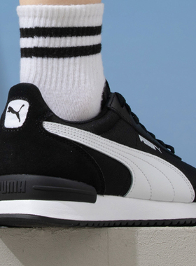 PUMA彪马男鞋官方26春季新款低帮情侣复古黑色休闲运动鞋397149