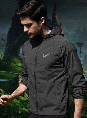 Nike耐克跑步外套男夏季新款运动服正品训练健身夹克CU5354-010