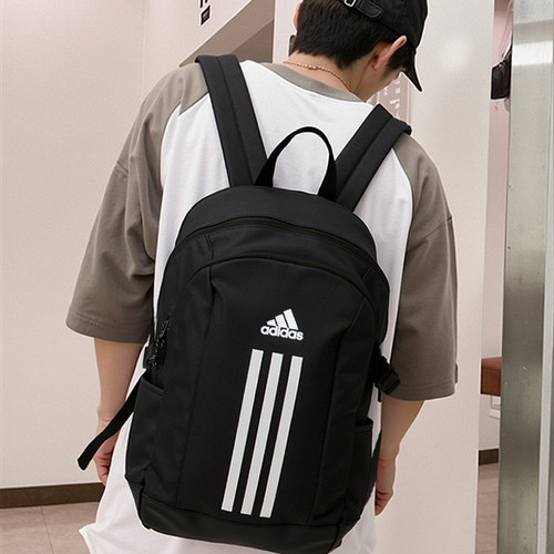 阿迪达斯双肩包男包女包冬季新款学生书包休闲旅行包电脑包IP9774
