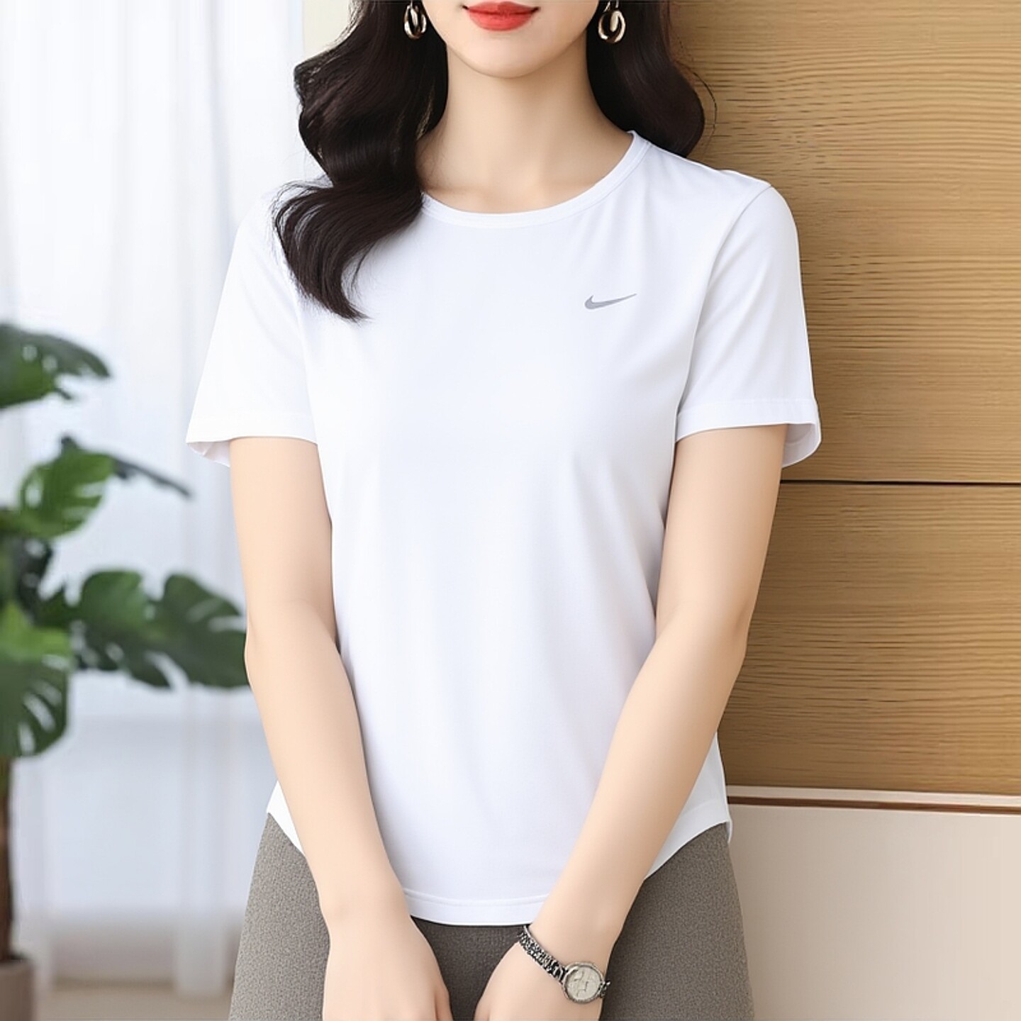 耐克短袖女子速干T恤2026新款秋季跑步健身训练服透气上衣HQ0649
