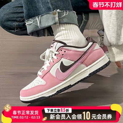 耐克NIKE休闲鞋女鞋冬季新款运动鞋Dunk Low低帮板鞋HV1799-161