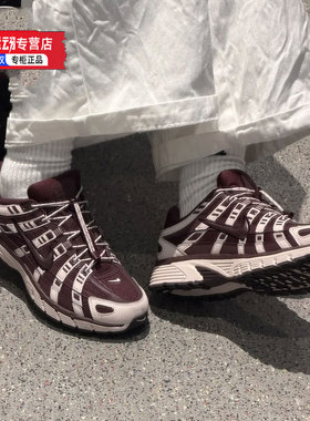 耐克NIKE红色女鞋新款P-6000运动鞋复古休闲老爹鞋跑步鞋IM5237
