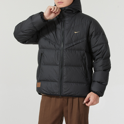 NIKE耐克运动短款羽绒服男装冬季户外防风保暖休闲外套HQ4183-010