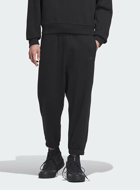 adidas阿迪达斯男裤黑色长裤子ST FL MH KN PNT运动休闲裤 IT3949