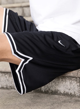 NIKE耐克篮球短裤男夏季新款训练裤跑步透气时尚五分运动裤DH7161