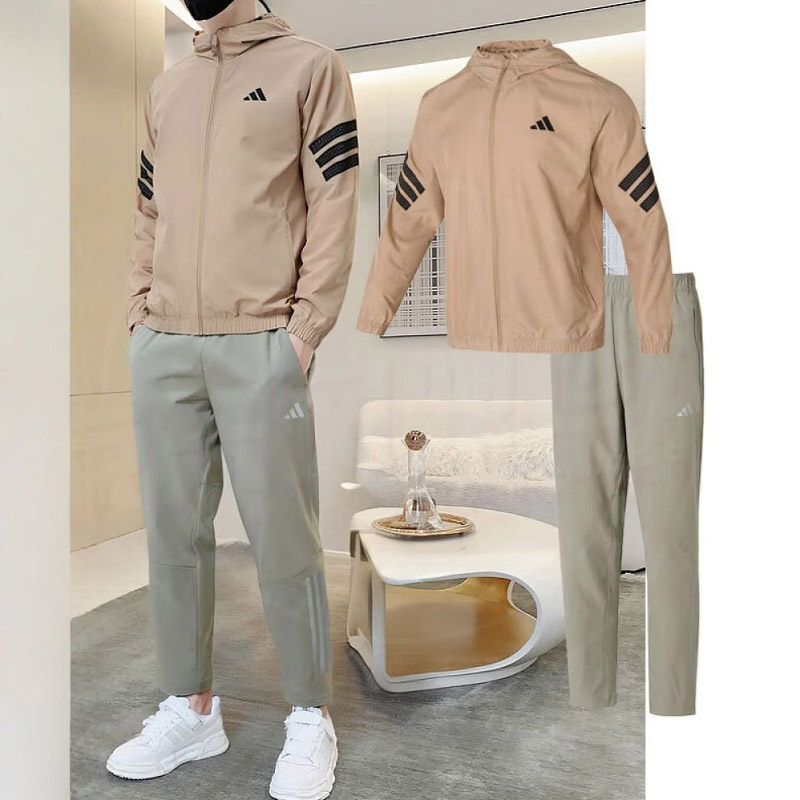 adidas阿迪达斯男装休闲套装运动外套长裤子2025冬季宽松跑步夹克,运动服/休闲服装,运动套装,淘宝优惠券,粉丝福利购,淘宝优惠卷