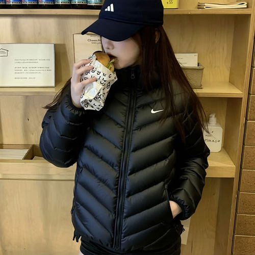 Nike耐克女子羽绒服冬季新款轻盈保暖连帽运动服外套HV5106-010