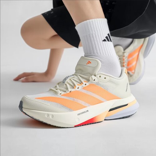 阿迪达斯女鞋运动鞋26新款ADIZERO BOSTON 13W低帮跑步鞋JP9249