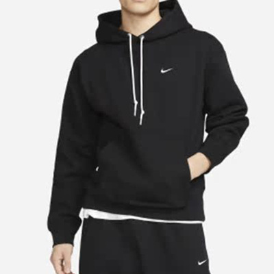 耐克NIKE连帽卫衣男士冬季运动服针织保暖连帽套头衫DX1356-010