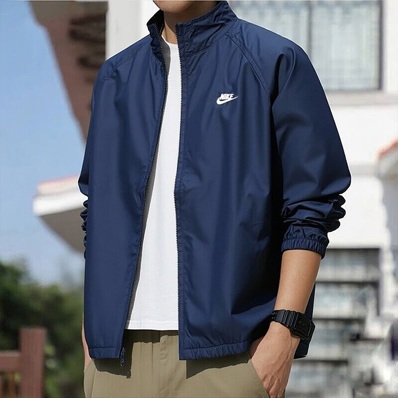 NIKE耐克男装梭织夹克外套26春新款跑步立领休闲运动服HV1140-451