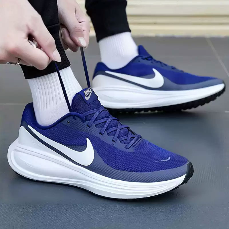 nike耐克官方男鞋2025冬季REVOLUTION 8蓝色透气运动鞋训练跑步鞋