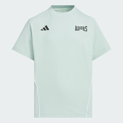 adidas阿迪达斯大童运动休闲短袖男童女鞋冬季新款运动T恤KC154