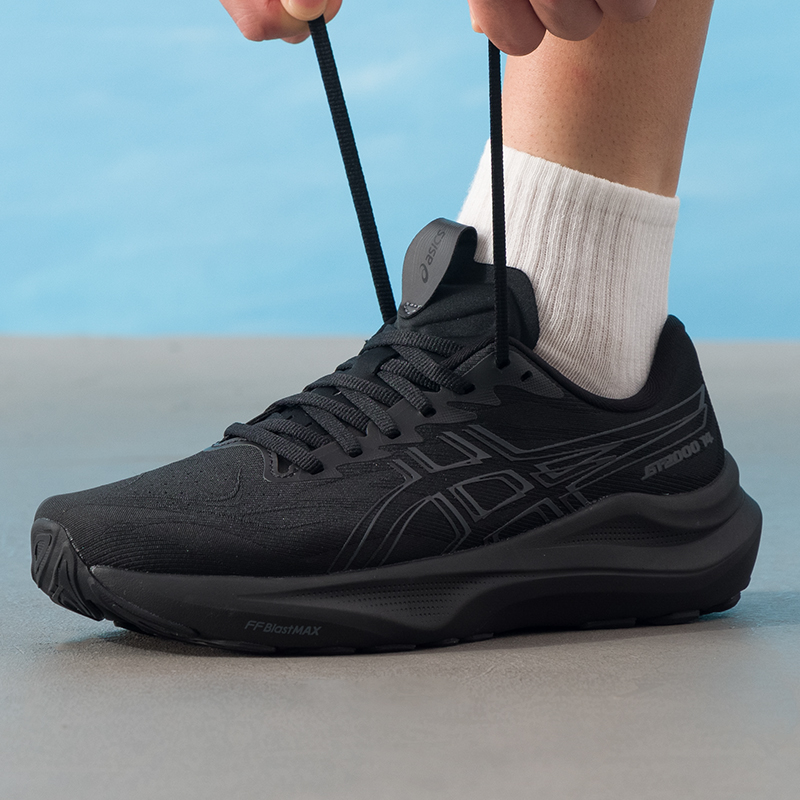 亚瑟士（asics）GT2000 13黑武士男鞋跑鞋运动鞋14代1011C056-002