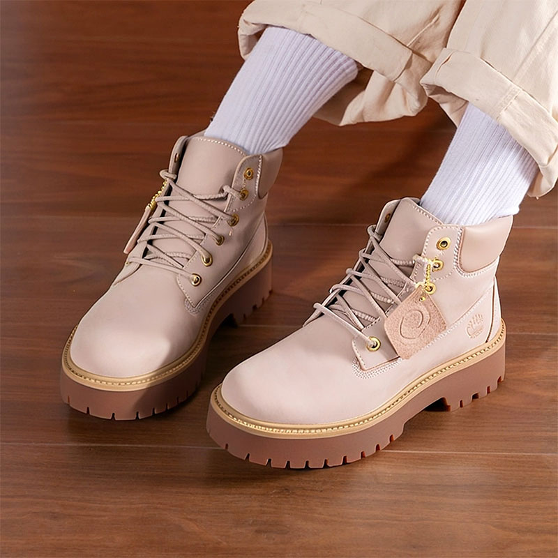 Timberland添柏岚女鞋休闲鞋新款户外徒步鞋旅游鞋高帮工装马丁靴