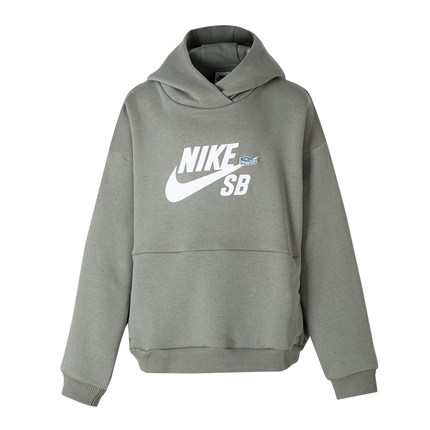 NIKE耐克童装连帽卫衣加绒连帽运动服户外休闲舒适男童女童套头