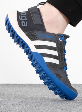 adidas阿迪达斯溯溪鞋男女鞋2026夏季新款户外涉水鞋两栖鞋HP8638