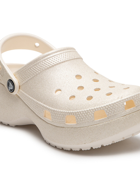 卡骆驰crocs女鞋25新款运动凉鞋透气沙滩鞋厚底包头洞洞鞋207241