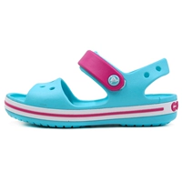 Crocs card Luo Chi giày trẻ em lỗ giày dép trẻ em Bei Yaka Luo Ban mẫu giày đi biển trẻ em 205735 - Giày dép trẻ em / Giầy trẻ giày thể thao trẻ em màu trắng