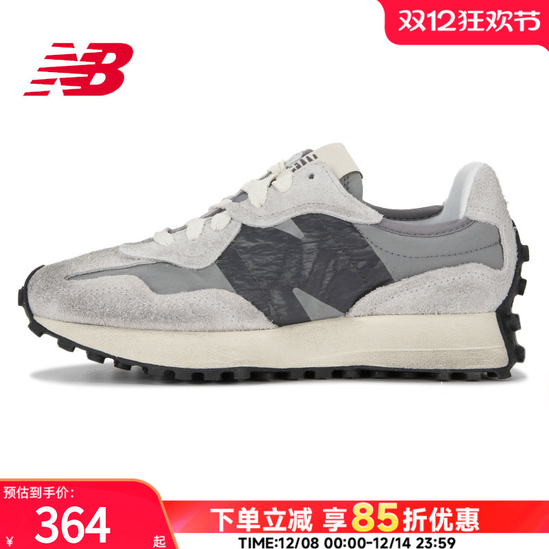 NEW BALANCE休闲鞋男鞋女鞋25冬季新款复古轻便深灰运动鞋U327WCA