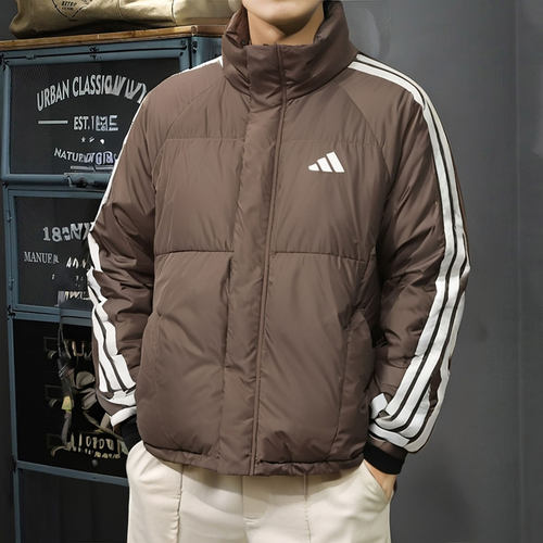 阿迪达斯官方正品运动休闲服2026秋季新款保暖宽版羽绒服KC2488