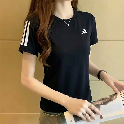 阿迪达斯短袖T恤女装2026秋季新款CLIMACOOL清风透气运动服KU8745
