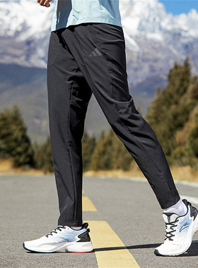 Adidas阿迪达斯长裤男2026春季新款梭织运动裤宽松休闲裤子IB8147