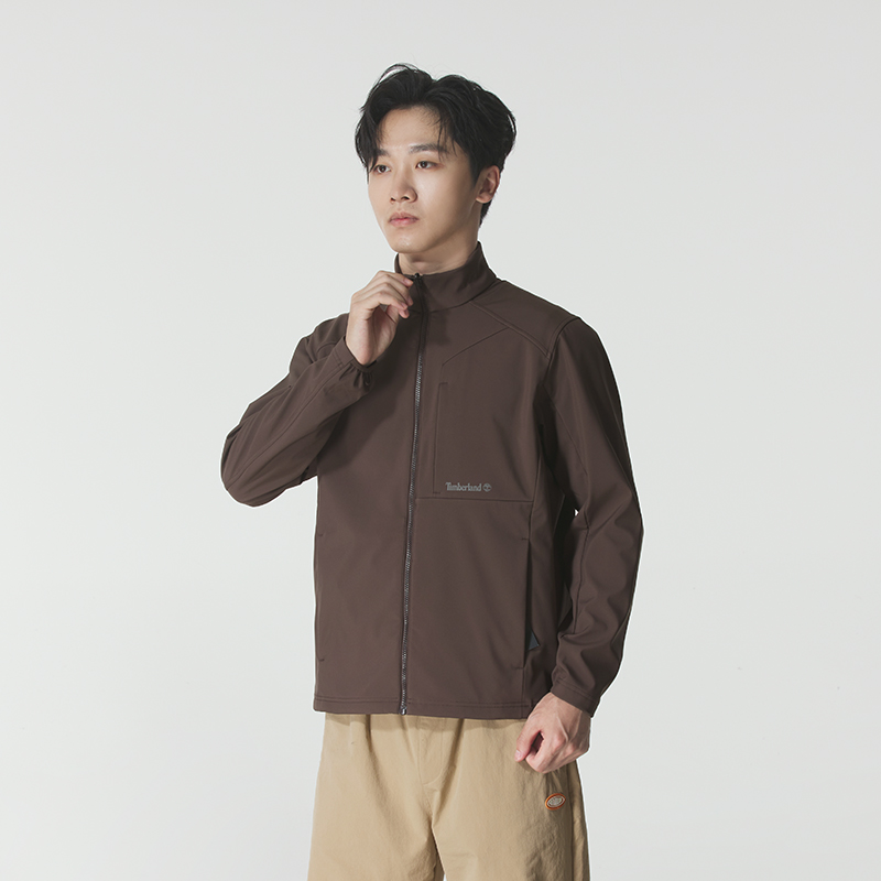 添柏岚Timberland男装外套25新款户外软壳衣梭织夹克运动服A5RTV