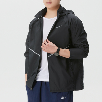 NIKE耐克男装梭织夹克外套26春新款运动服宽松跑步正品IF2370-010