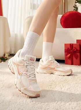 Nike耐克鞋子2026年新款运动鞋厚底老爹鞋粉色女鞋健身网鞋IH5088