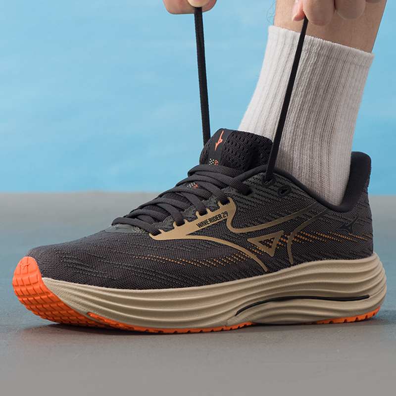 美津浓MIZUNO男鞋跑步鞋25新款秋季WAVE RIDER 29运动鞋 J1GC2503