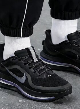 NIKE耐克男鞋黑色健身训练鞋25新款运动鞋低帮缓震跑步鞋HQ2592