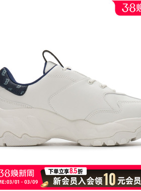 新款MLB老爹鞋复古运动鞋男女同款老花休闲鞋ASHBDM4N潮